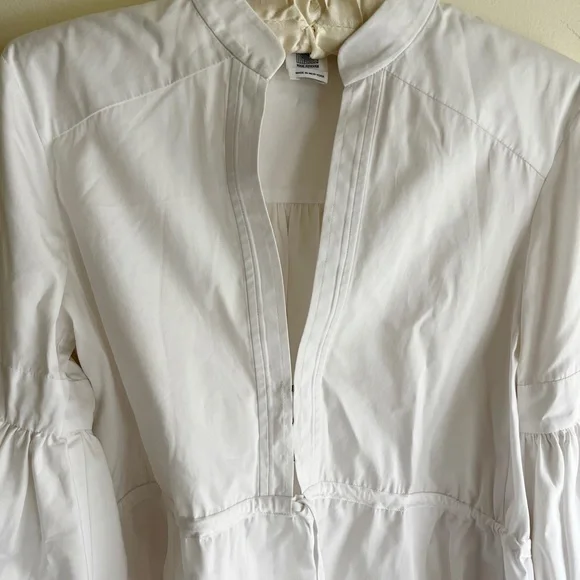 NWOT Rosie Assoulin Balloon Lantern Sleeve Blouse 0 - Picture 3 of 6
